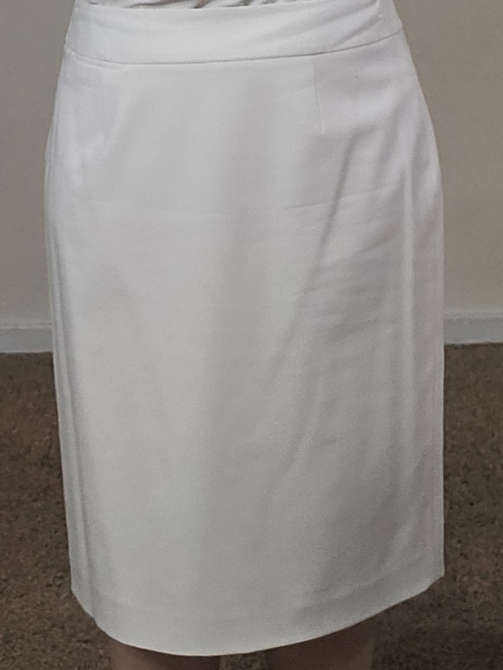 Calvin Klein White Pencil Skirt Size 10